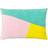 Furn Morella Abstract Geometric Complete Decoration Pillows Green, Multicolour, Pink, Yellow