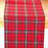 Homescapes Cotton Christmas Prince Edward Tartan Tablecloth Red