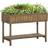 OutSunny Wooden Herb Planter Stand 8 Cubes Bottom Shelf Raised