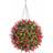 Artificial 38cm Red Lavender Hanging Basket Flower Topiary Ball Decoration