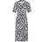 Betty Barclay Midi Striped Dress Navy