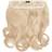 Lullabellz Thick Curly Clip In Hair Extensions 16 inch Light Golden Blonde