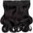 Lullabellz Thick Curly Clip In Hair Extensions 16 inch Raven