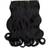 Lullabellz Thick Curly Clip In Hair Extensions 20 inch Jet Black