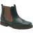 Start-rite Chelsea, Dark green leather zip ankle boots
