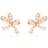 Swarovski Volta Rose Gold-Tone Plated Bow Stud Earrings 5647572