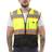 Kolossus safety vest high visibility multi frontal pockets class
