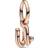 Pandora Pendants & Charms Letter u 14k rose gold-plated dangle with clear quarz Pendants & Charms for ladies