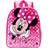 TDL Girls Pink Minnie Mouse Disney Junior Backpack School Bag