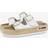 Love Moschino White Calfskin Espadrille Sandals