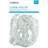 The Home Fusion Company Large 2 Metre Cable Tidy Kit White