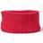 Homescapes Cotton Knitted Round Red Basket