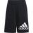 adidas Essentials Big Logo Cotton Shorts - Black/White