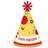 Big Dot of Happiness Pizza party time cone happy birthday party hats standard size 8 count