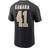 Nike Men's Alvin Kamara Black New Orleans Saints Name and Number T-shirt