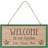 Something Different Welcome To Our Garden Tulip MDF Hanging Sign Wall Decor