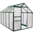 MonsterShop Greenhouse 6x10ft Aluminum Polycarbonate