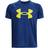 Under Armour Boy's Tech Logo T-shirt - Blue Mirage/Starfruit