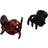 Tort and Topkids Accessories 2 Pcs Glitter small Hair Clip Hair claw