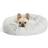 Best Friends by Sheri The Original Calming Donut Dog Bed in Shag Fur 23"x23"