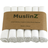 MuslinZ 6pk Bamboo/Organic Cotton Squares White