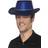Smiffys Cowboy Glitter Hat Blue