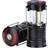LED Portable Camping Torch Battery Operated Lantern USB rechargable Black