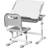 Homcom Kids Desk and Chair Set Height Adjustable Student Writing Desk Children School Study
