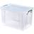 Whitefurze Allstore Clear 26 Litres Storage Box