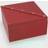 Bey-Berk Stud Leather Jewelry Box, Women's, Red