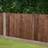 Forest Garden Brown Pressure Treated Closeboard Fence Panel