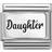 Nomination Composable Classic Link Daughter Charm - Silver/Black