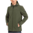 Tog24 Feizor Men's Softshell Hooded Jacket - Moss