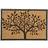 Mudstopper Chadderton 60x90cm Tree of Life Extra Large Rubber-Coir Mat Brown