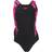 Speedo Girls' Hyperboom Splice Muscleback Swimsuit Black/Pink