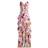 Alice + Olivia Hayden V-neck Front Ruffle Dress - Flower Shop