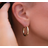 GLD Small Tube Hoop Earrings -Gold