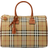 Burberry Check Medium Bowling Bag - Archive Beige/Briar Brown