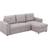 Homcom Linen-Look Grey Sofa 232cm 3 Seater