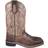 Smoky Mountain Boots Tracie Leather Cowboy - Brown Waxed Dist/Brown Marble