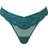 Ann Summers Sexy Lace Planet Thong - Dark Green