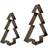 Ivyline Metal Pillar Holder 2 Christmas Tree Stand