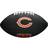 Wilson NFL Team Logo Mini Football Chicago Bears - Black