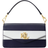 Lauren Ralph Lauren Tayler Women's Striped Crossbody Bag - Blue Stripe