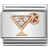 Nomination Composable Classic Link Cocktail Charm - Silver/Rose Gold/Transparent