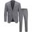 Jack & Jones Franco Slim Fit Suit - Grey/Light Grey Melange