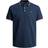 Jack & Jones Bluwin Plain Spread Collar Polo - Blue/Navy Blazer