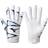 Mizuno Women's F-257 Softball Batting Gloves White/Iridium White/Iridium