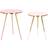 Set of 2 ESPRIT Pink Golden Small Table