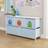 Liberty House Toys Kids Chest of Drawers Fabric 5 Drawer Dinosaur Unit